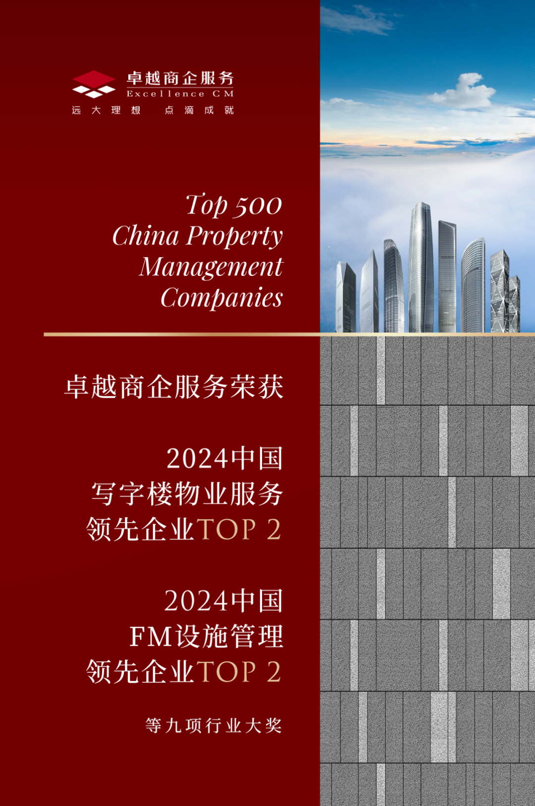 鸿运国际 - 鸿运国际商企效劳荣膺“中国物业效劳企业综合实力TOP11”等9项行业领先大奖！